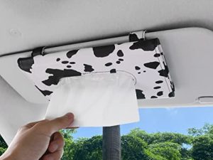 Accessoires de voiture à imprimé vache pour