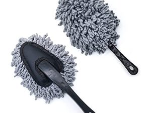Ajxn Lot de 2 brosses en microfibre
