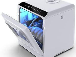 IAGREEA Lave-vaisselle de comptoir portable