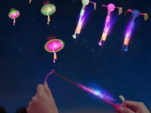 50pcs LED Rocket Flying Copters Set