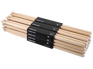 Suwimut 12 paires de baguettes de batterie