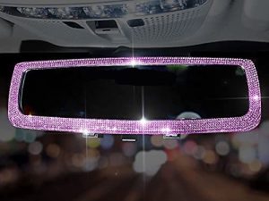 Accessoires de rétroviseur de voiture Bling avec