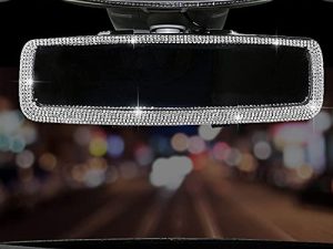 Rétroviseur de voiture en strass Bling