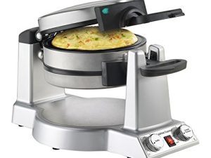 Cuisinart WAF-B50 Petit-déjeuner Express Gaufrier/omelette en acier