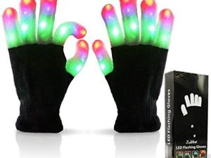 Luwint Gants lumineux à LED clignotants pour