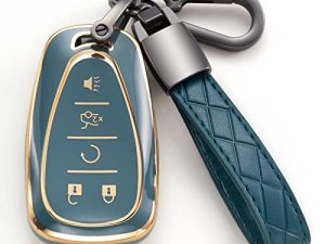 Saimui Compatible avec Chevrolet Key Fob Cover
