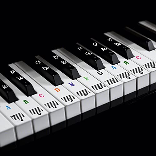 Étiquettes de note de clavier de piano amovibles Algeria