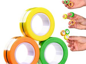 nutty toys Ensemble d'anneaux magnétiques Fidget –