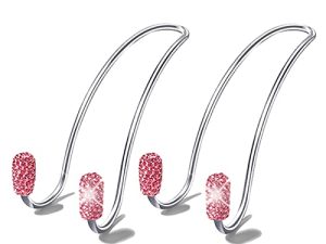 Guoord Accessoires de voiture rose pour femme