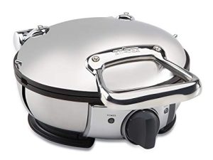 All-Clad Gaufrier rond classique en acier inoxydable