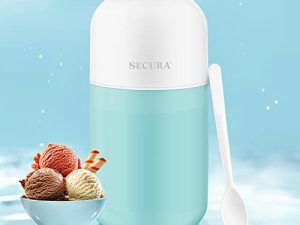 Secura Sorbetière Mini Machine à Crème Glacée