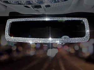 Accessoires de rétroviseur de voiture Bling avec