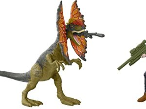 Jurassic World Dominion Claire et Dilophosaurus Human
