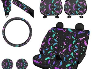 XYZCANDO Animaux Imprimer Accessoires de Voiture 11pcs