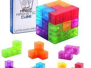 WorWoder Blocs de construction magnétiques pour enfants