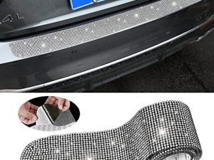 Protecteur de pare-chocs arrière de voiture Bling