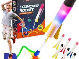 Lance-roquettes lumineux pour enfants | Tire jusqu'à