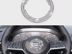 Emblème de volant en cristal Bling pour