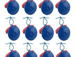 12 Pcs Instrument de Castagnettes Musicales