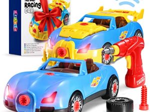 Jouets de voiture de course à démonter