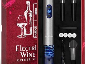 Ensemble ouvre-bouteille électrique Uncle Viner avec chargeur