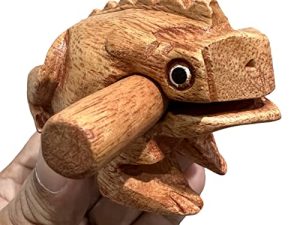 NUTTA - 3 Pouces Bois Croassant Grenouille