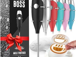 Milk Boss Mighty Milk Frother Handheld Fouet