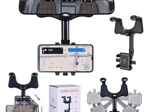 Support de téléphone de voiture rotatif et
