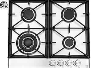 Table de cuisson au gaz naturel à
