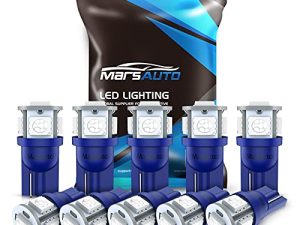 Marsauto 194 Ampoule LED Bleu 168 T10