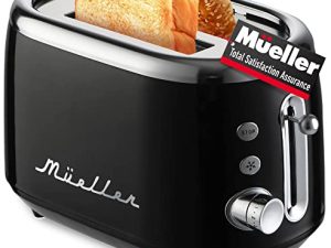 Grille-pain rétro Mueller 2 tranches avec 7