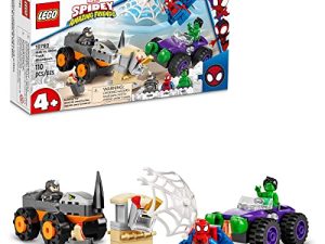LEGO Marvel Spidey Hulk contre Rhino Truck