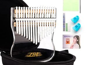 ZBH Acrylique Kalimba Clair Pouce Piano 17