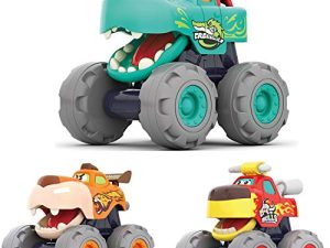 MOONTOY Jouet Voitures pour 1 2 3