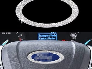 UREHEPO Bling Capuchons de logo de volant
