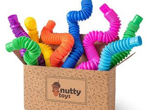 Nutty Toys Lot de 8 jouets sensoriels