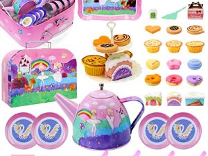 44PCS Tea Party Set pour Petites Filles