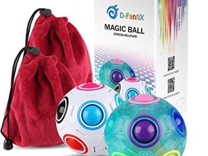 D-FantiX Rainbow Puzzle Ball Cube Magic Rainbow