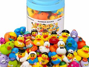SmartYeen 30 pièces canards en caoutchouc jouets