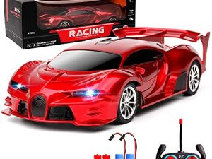 KULARIWORLD Voiture télécommandée 1/18 rechargeable haute vitesse