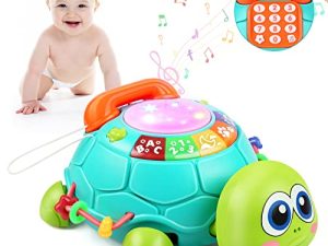 HumorPlay Tortue Musicale Bilingue Bébé Jouets 6