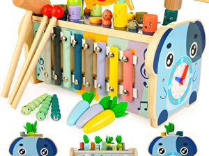 Jouets en bois Montessori 7 en 1