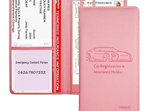 Porte-cartes d'immatriculation et d'assurance de voiture -