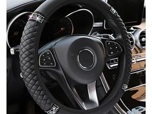 Housse de volant en cuir souple Bling