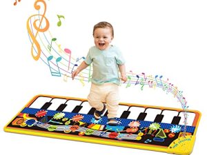 SANMERSEN Tapis de piano pour tout-petits