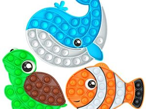 Lot de 3 jouets sensoriels Push Bubble