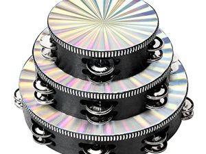 QTLCOHD 3 pièces tambourin rayonnant pour adultes