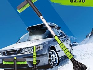Yougfin Grattoir à glace et brosse à