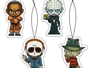 Pounchi Lot de 4 pendentifs désodorisants Halloween