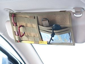 LIVIQILY tactique Molle véhicule visière panneau camion